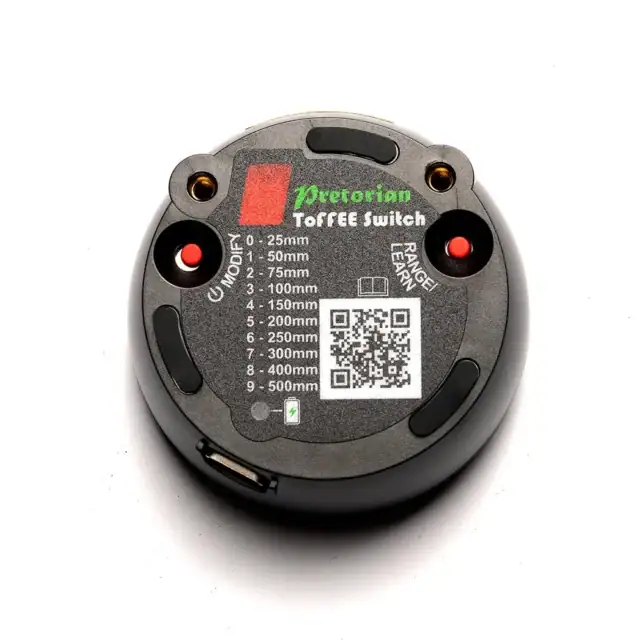 Back cover of ToFFEE Bluetooth switch